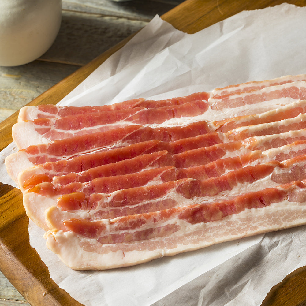Unsmoked Dry Cured Streaky Bacon