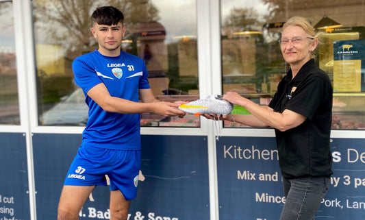 Meaty new sponsorship deal for teenage Telford football star