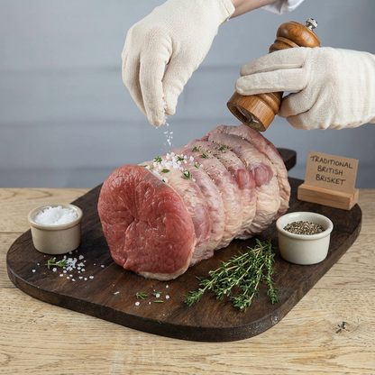 Preparation – seasoning the brisket