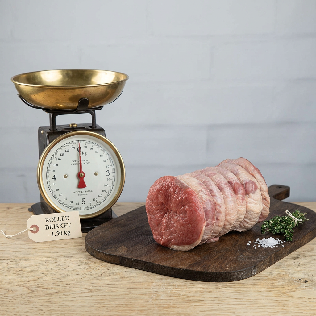 Scale reference – brisket weight